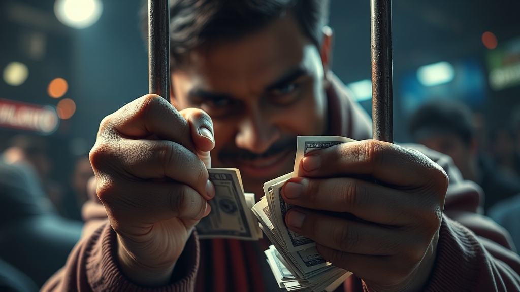 암표 거래의 불법성과 처벌 규정 (realistic 스타일)