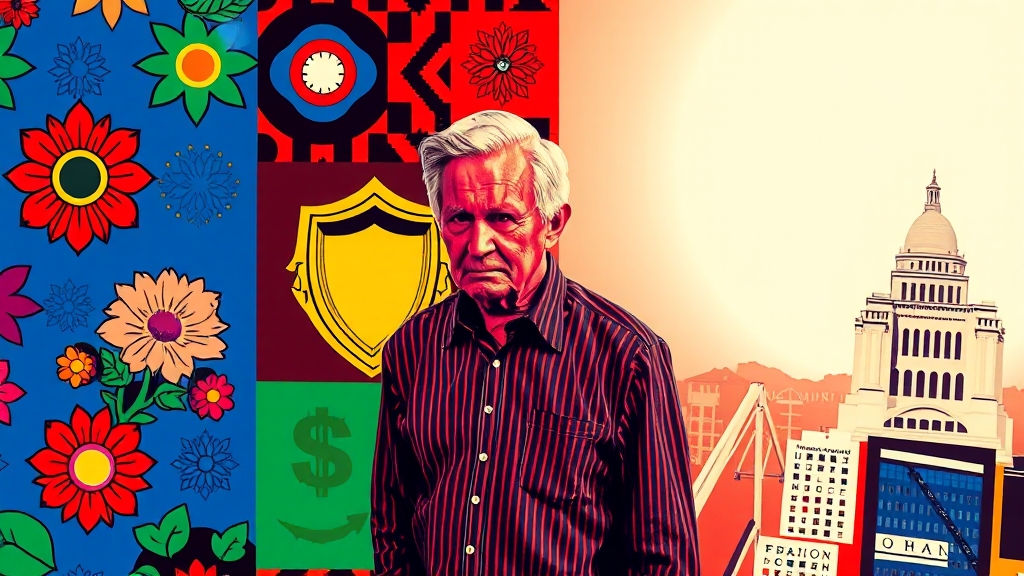 노후 준비, 왜 중요할까요? (popart 스타일)