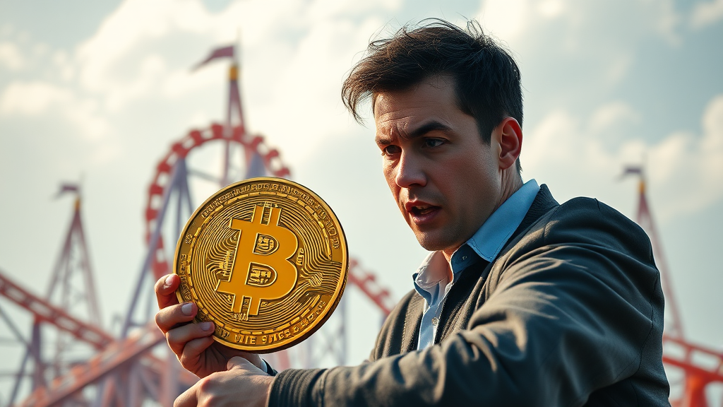 앞으로 비트코인 가격은 어떻게 될까? (realistic 스타일)