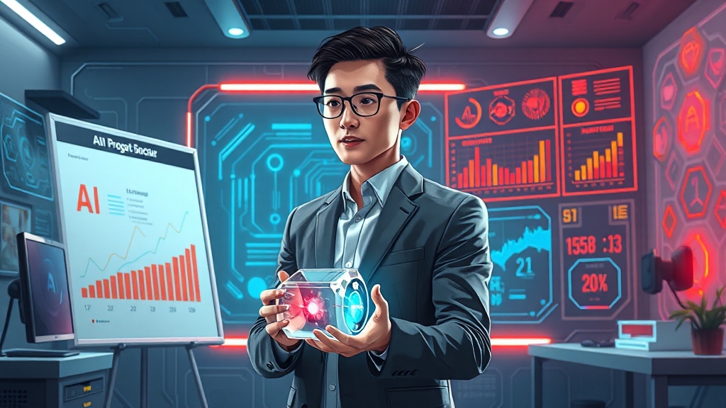 AI 기반 창업 아이템 발굴 전략 (illustration 스타일)