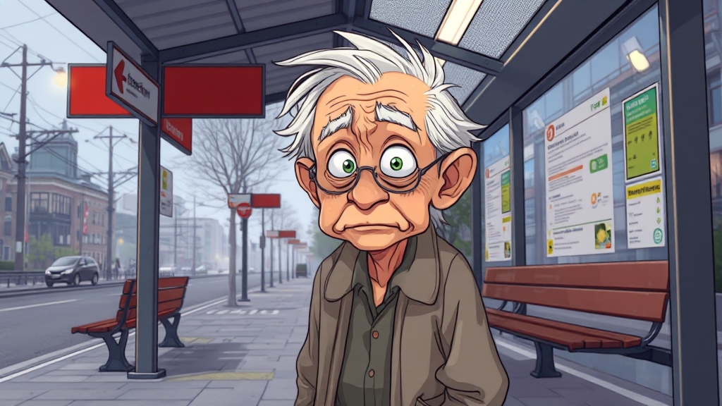 판단력 및 문제 해결 능력 저하 (cartoon 스타일)