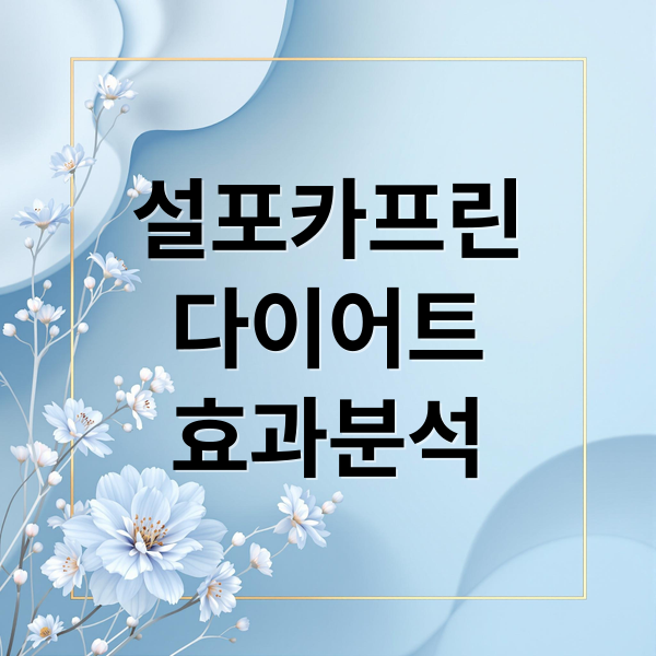 설포카프린
다이어트
효과분석 (설포카프린 다이어트 후기)