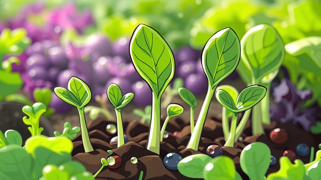 발아 및 초기 관리 🌱 (illustration 스타일)