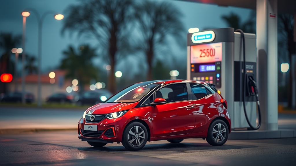 환급액: 리터당 250원! (realistic 스타일)