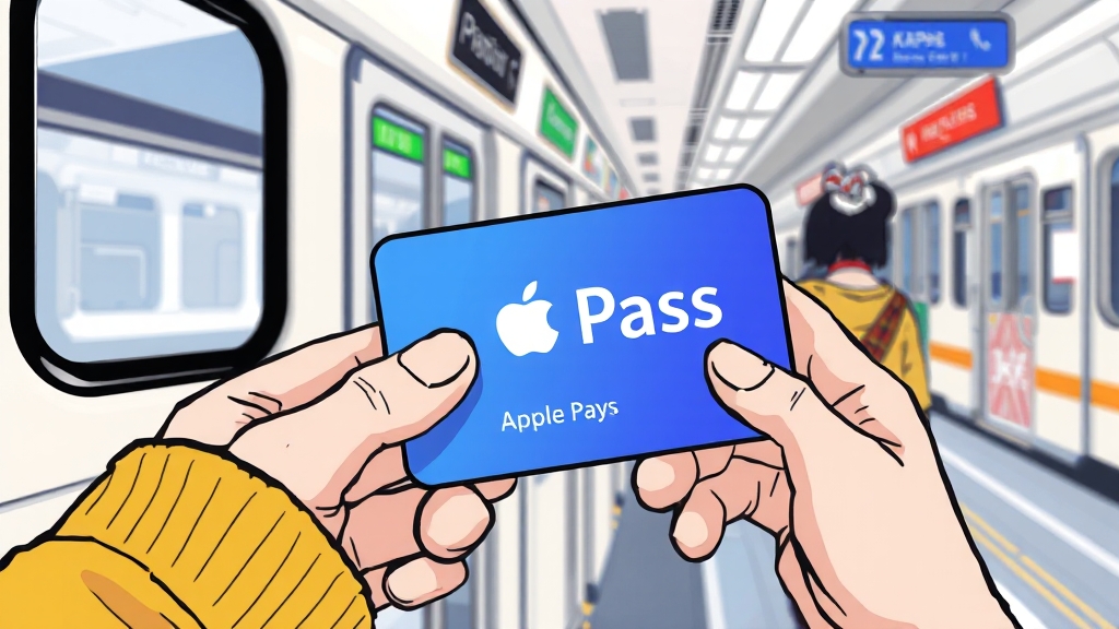 애플페이 K-패스 등록 방법 (illustration 스타일)