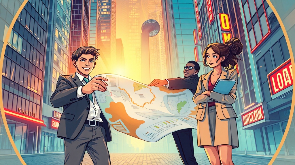 창업자금 대출 활용 사례 (illustration 스타일)