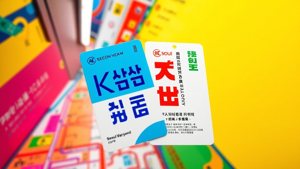 기후동행카드 vs K-패스 (popart 스타일)