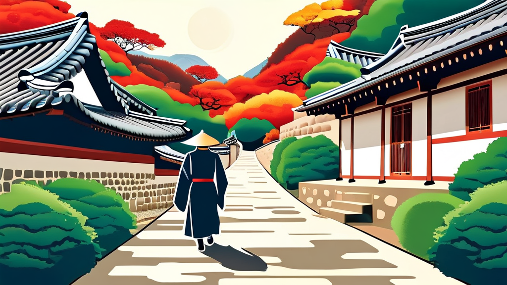 특별한 경험: 오미나라 양조장과 옛길 박물관 (illustration 스타일)