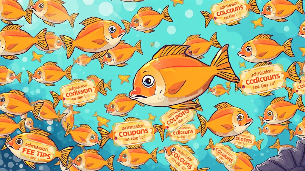 입장료 할인 꿀팁 (cartoon 스타일)