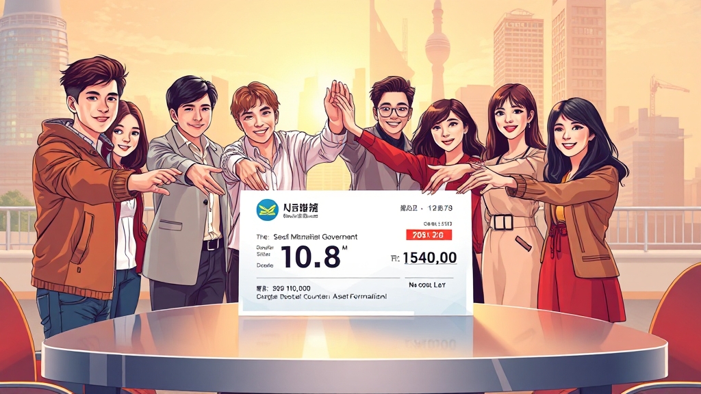 저축 금액별 지원금, 얼마나 받을 수 있나요? (illustration 스타일)