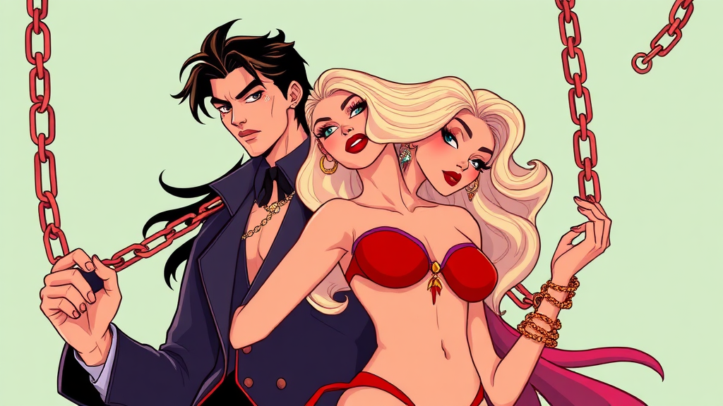 사라킴의 다중 신분과 욕망의 연쇄 (cartoon 스타일)