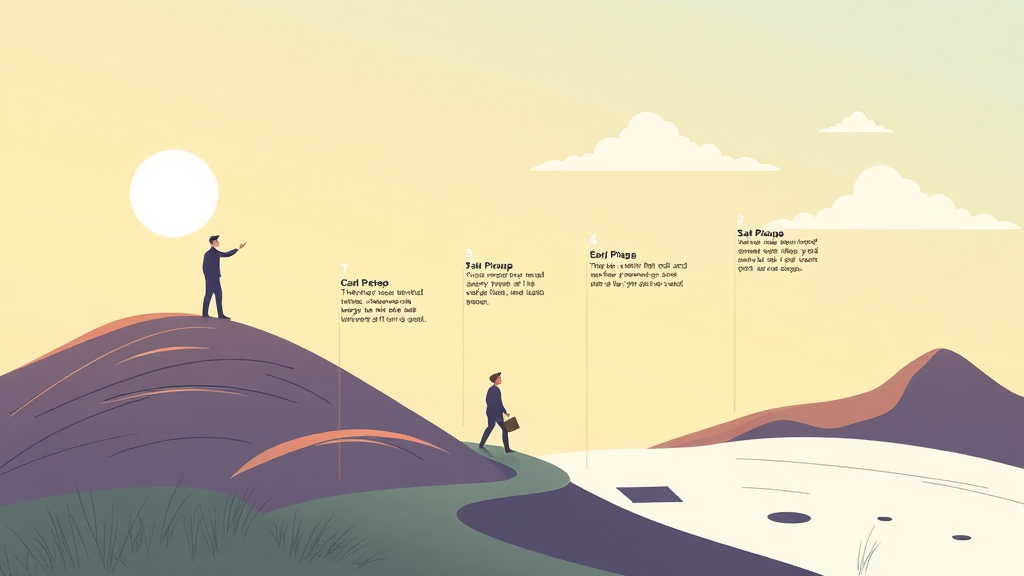 신용회복위원회 채무조정 절차 단계별 안내 (illustration 스타일)