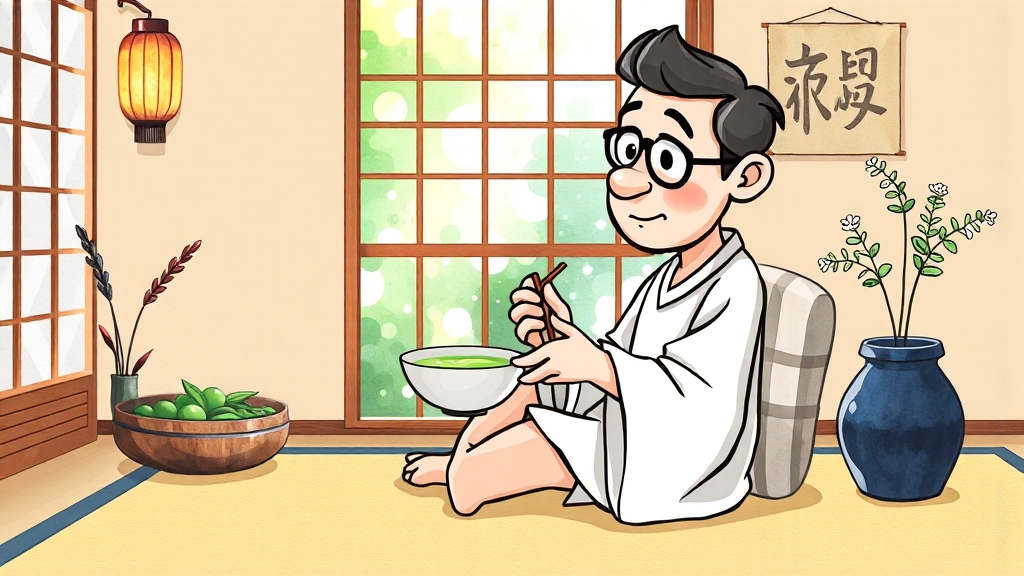 녹차 가루, 당뇨병 예방 및 관리 활용법 (cartoon 스타일)