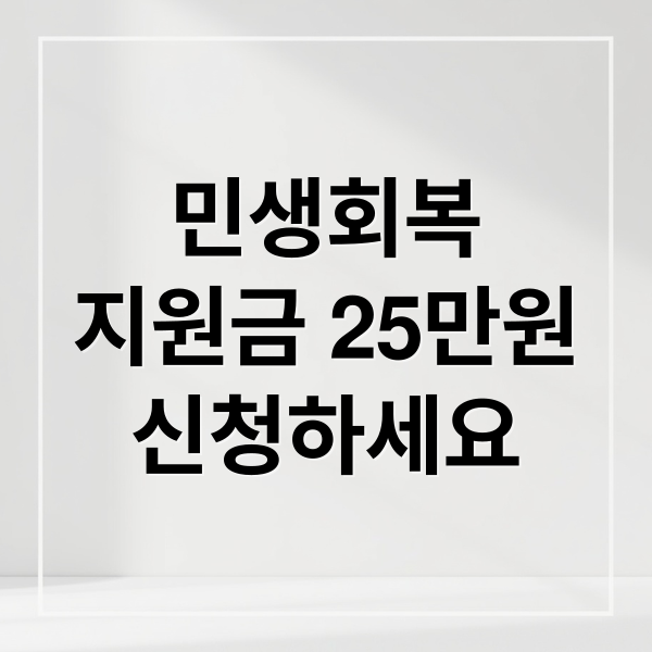 민생회복
지원금 25만원
신청하세요 (민생회복지원금 사용처)