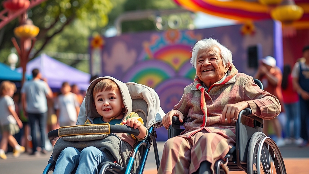 편의시설 및 공연 정보 (realistic 스타일)