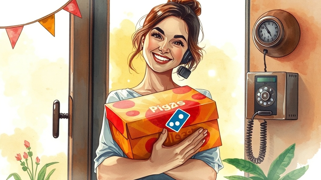 결론: 행복한 피자 라이프! (watercolor 스타일)