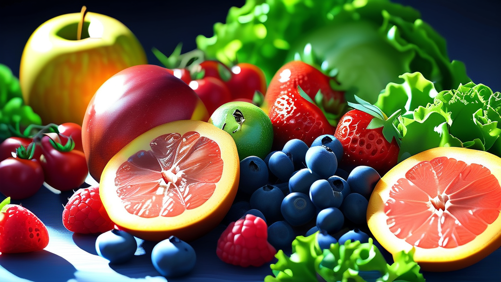 성공적인 다이어트를 위한 식습관 가이드 (realistic 스타일)