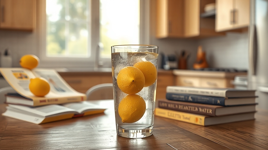 레몬수, 부작용은 없을까요? (realistic 스타일)