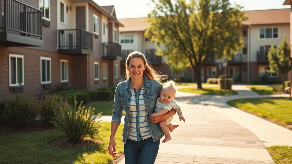 공공임대주택 입주 조건 및 절차 (realistic 스타일)