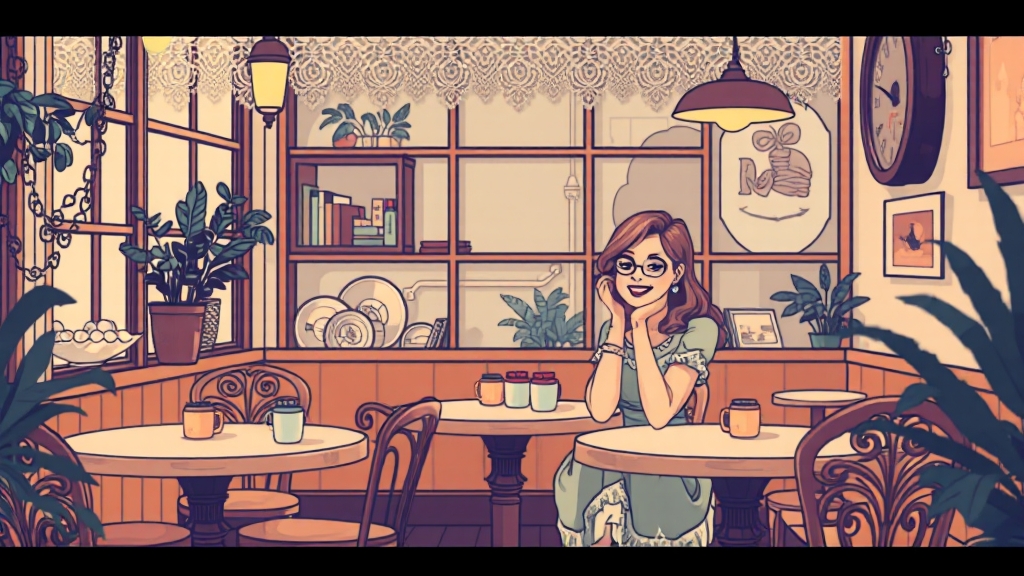 분위기 좋은 카페, 어떻게 고를까? (illustration 스타일)