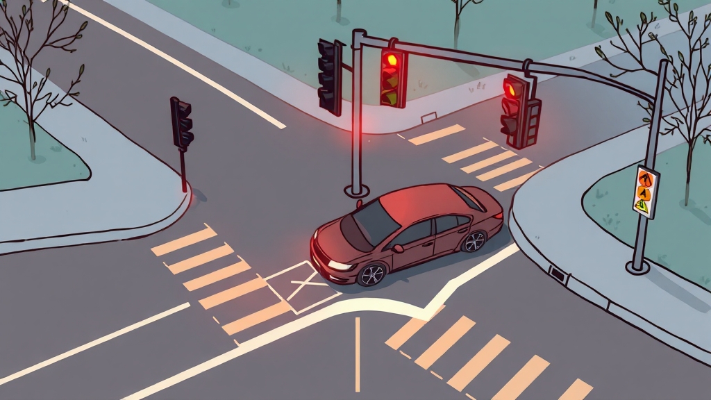 과실비율 결정 기준 (illustration 스타일)