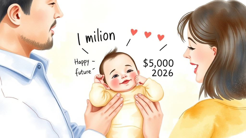 2026년 부모급여 지급 금액 상세 안내 (watercolor 스타일)