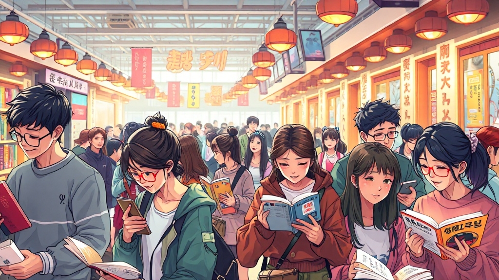 인기 웹툰 탐색 방법 (realistic 스타일)