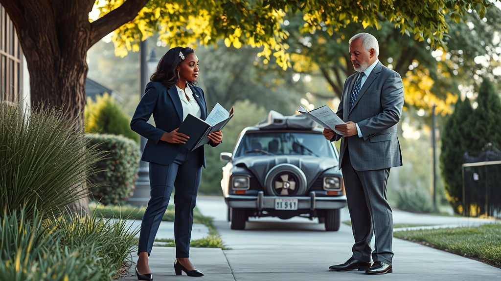 보험 처리, 분쟁 해결 전략 (realistic 스타일)