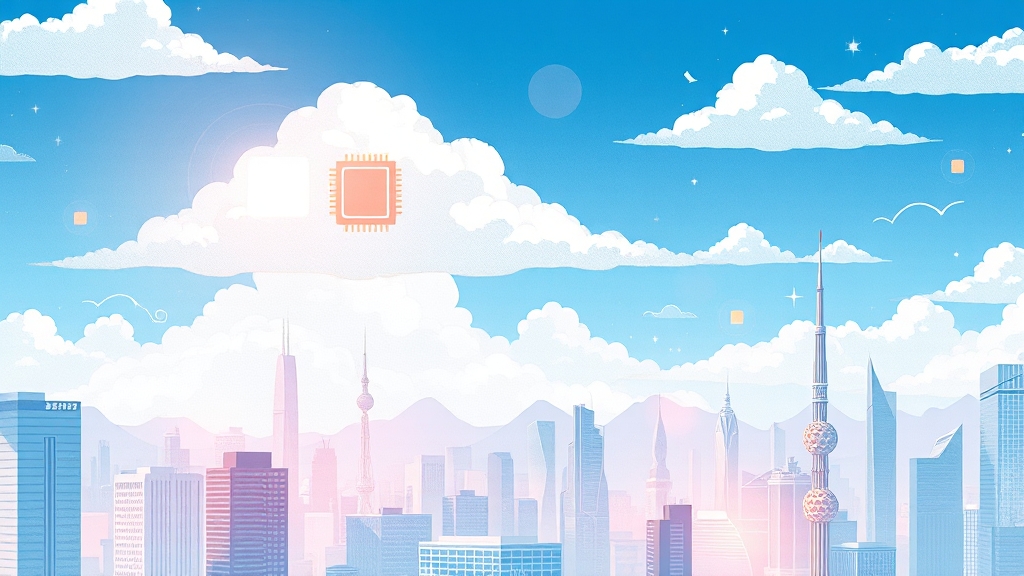 AI 반도체 시장 기회 (illustration 스타일)