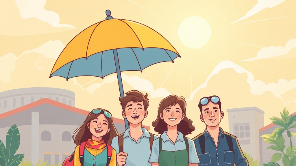 정부 지원, 똑똑하게 활용 (illustration 스타일)