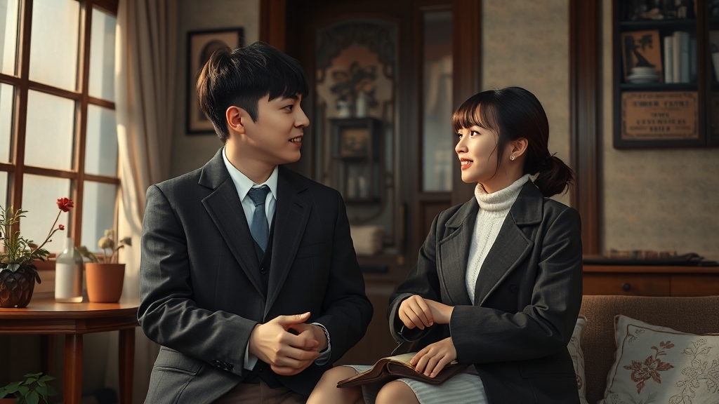 등장인물 & 관계도 파헤치기 (realistic 스타일)