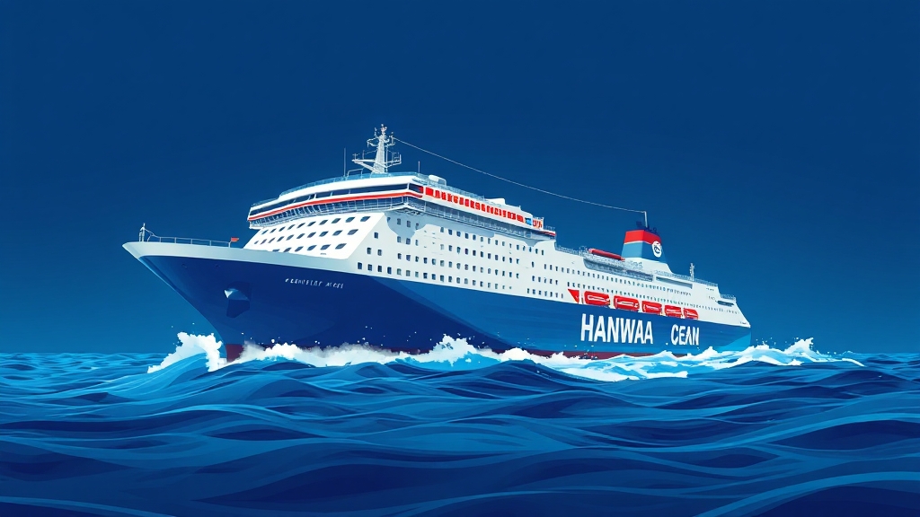 한화오션, 어떤 회사인가? (illustration 스타일)