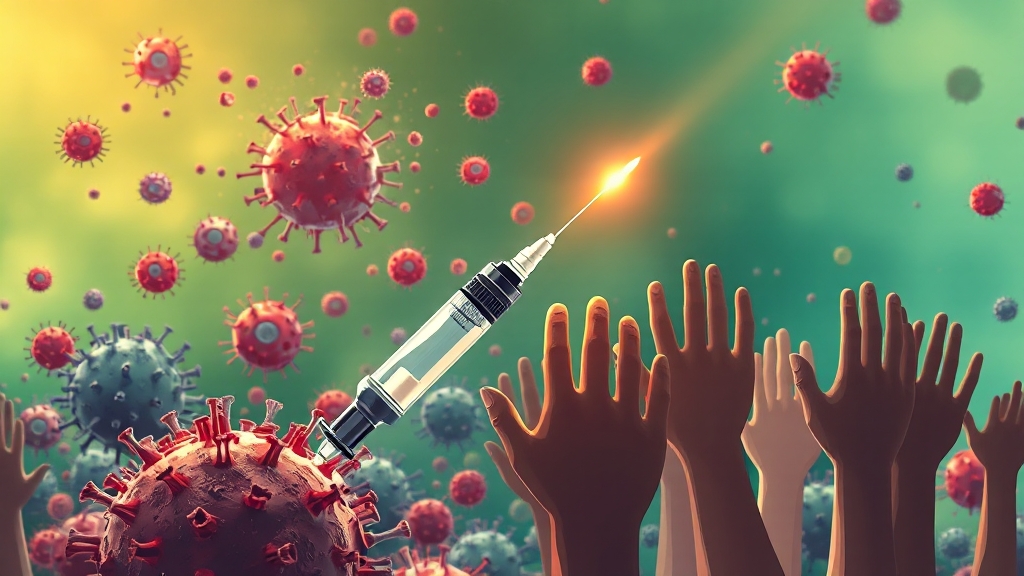 직장암 4기, 최신 치료 동향과 임상 시험 (illustration 스타일)