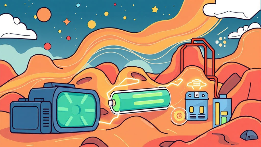 인터배터리 2026 사전등록 (cartoon 스타일)