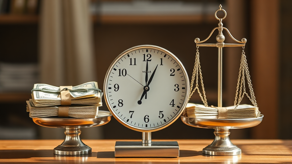 근무시간별 실수령액 비교 (realistic 스타일)