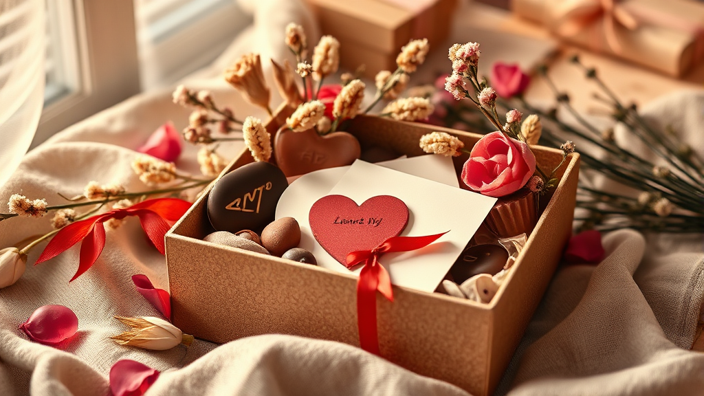 발렌타인데이 선물 포장 아이디어 (realistic 스타일)