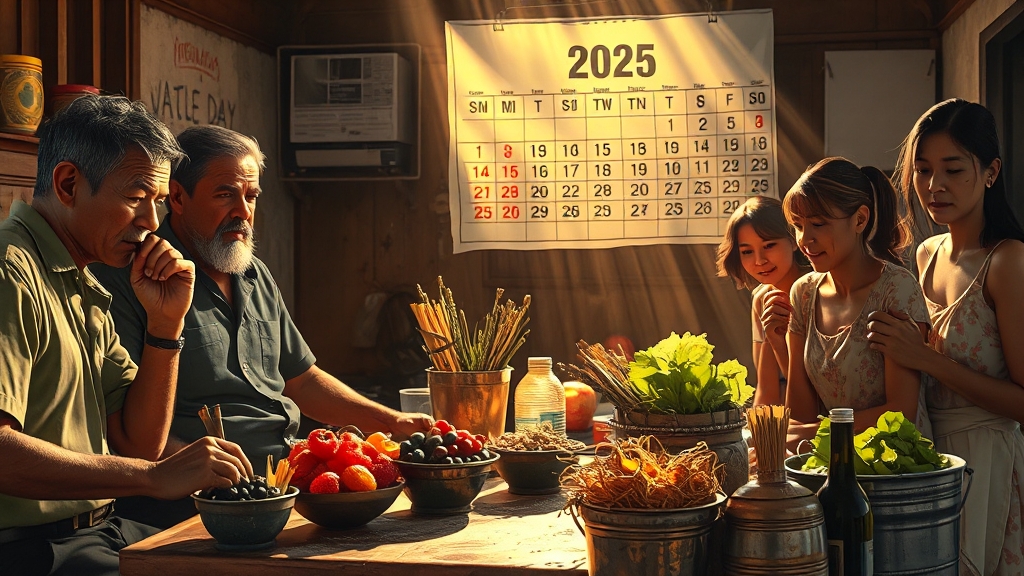 2025년 삼복 날짜는? (realistic 스타일)