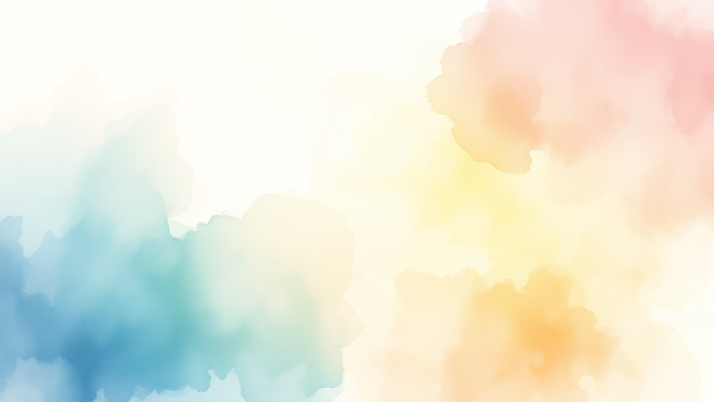 아픈 아이 돌봄 서비스란? (watercolor 스타일)
