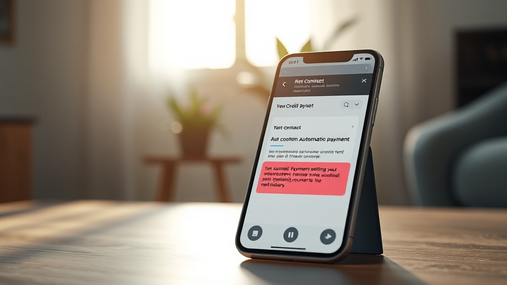 자리톡 자동납부 설정법 (realistic 스타일)