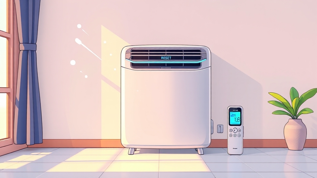 삼성 에어컨 스마트 리셋이란? (cartoon 스타일)