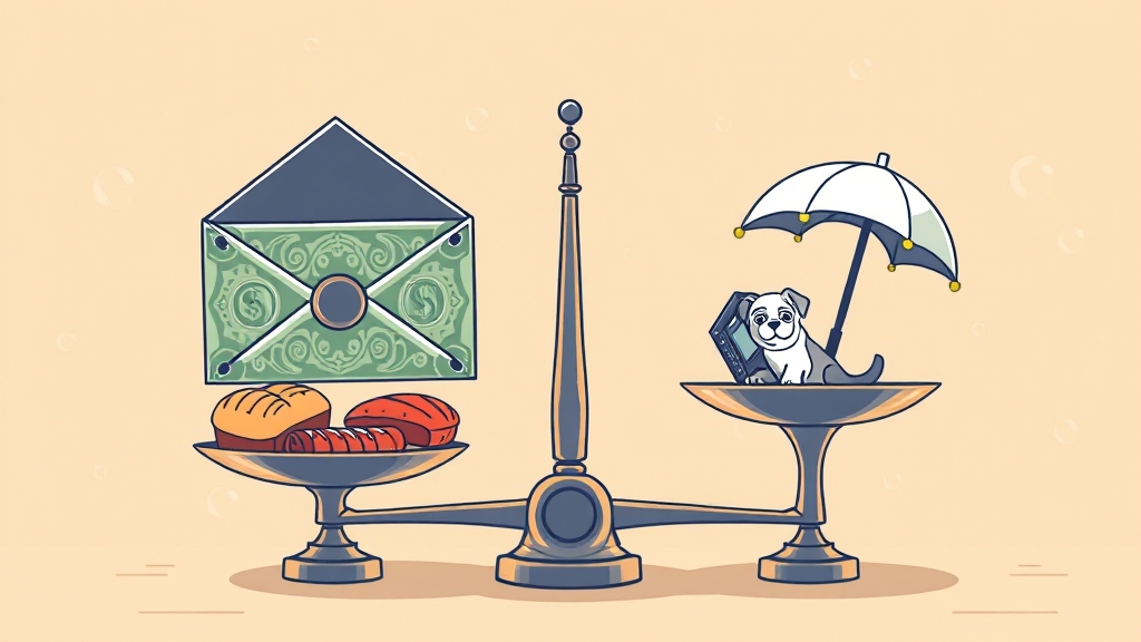 생계급여와의 차이점 (illustration 스타일)
