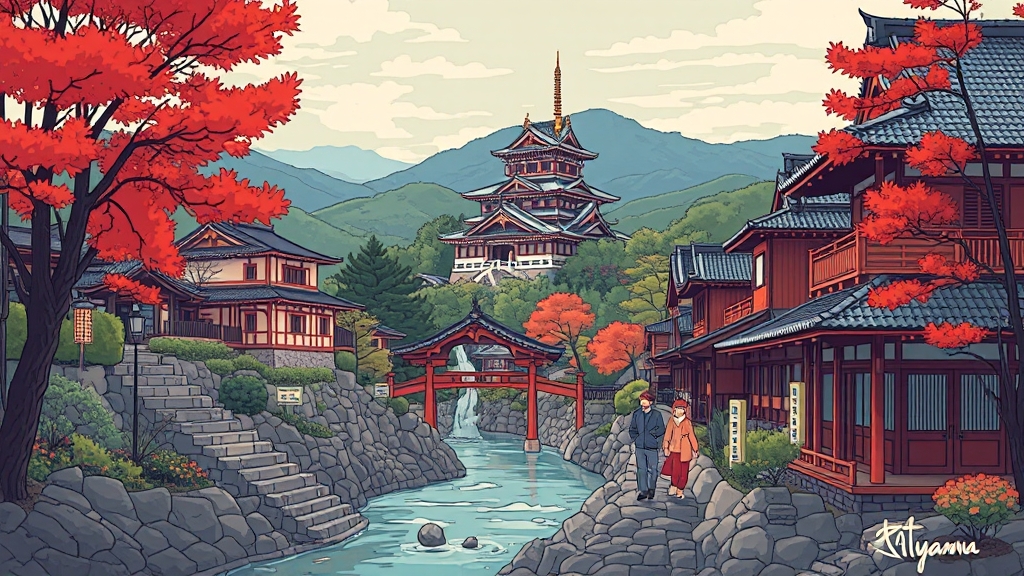 마쓰야마 여행, 특별한 혜택! (cartoon 스타일)