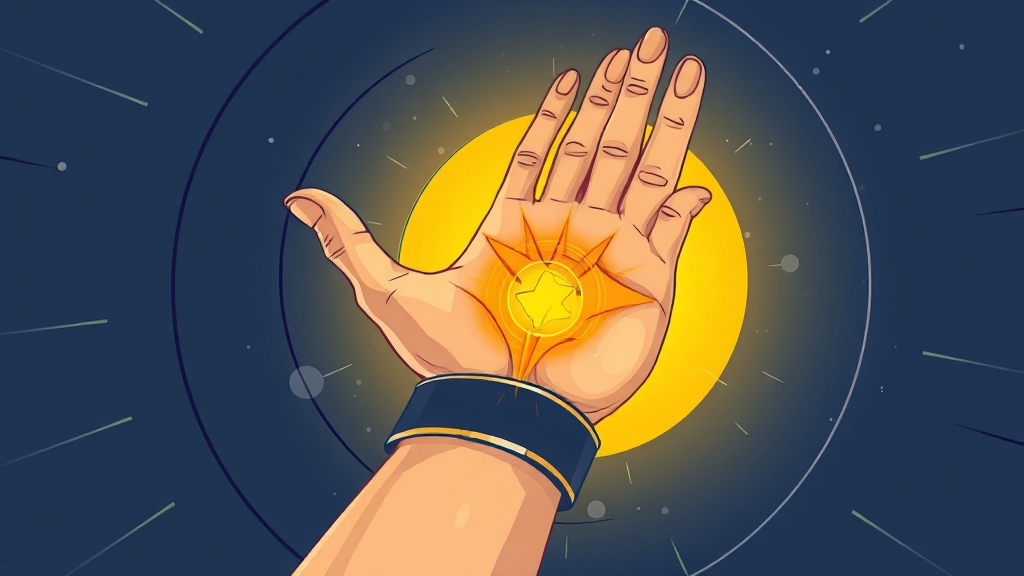 손목터널증후군, 자가 진단과 치료법 (illustration 스타일)