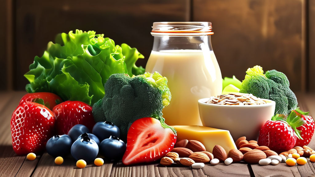 알부민 수치 관리: 식단과 생활 습관 (realistic 스타일)