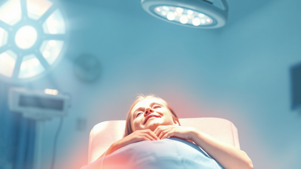 맹장염 치료 및 후 관리 (watercolor 스타일)