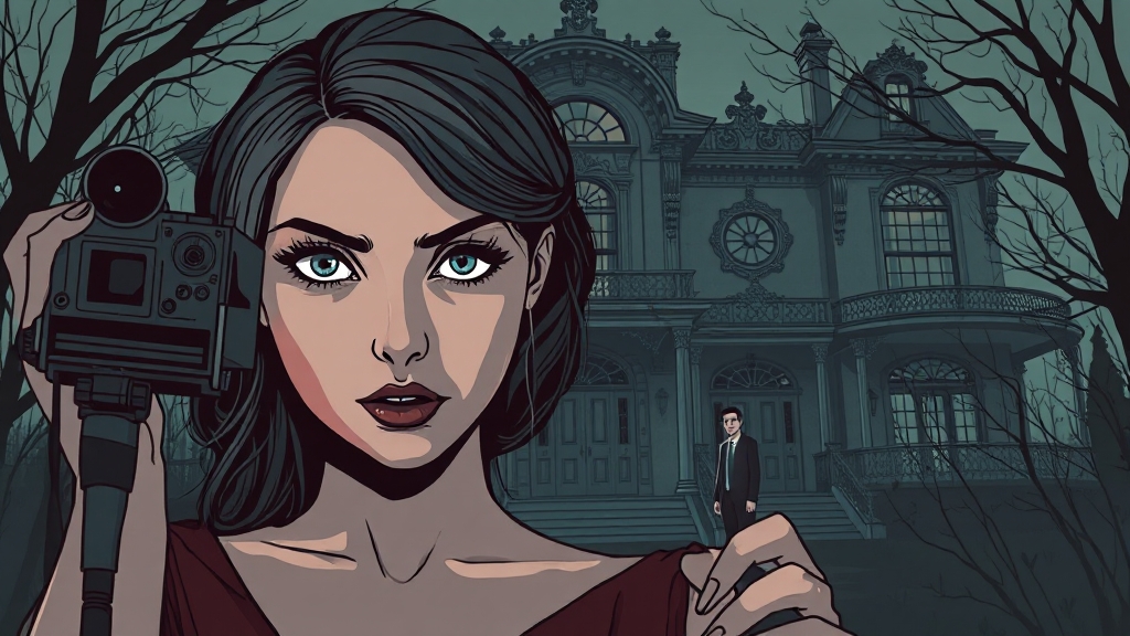 가성그룹 저택의 비밀 (illustration 스타일)