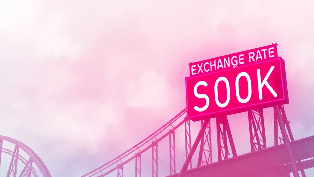 원달러 환율, 무엇일까요? (watercolor 스타일)