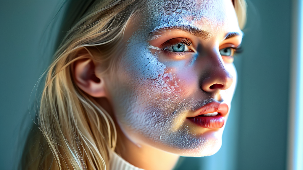 환절기 피부 고민, 전문가와 함께 해결하기 (realistic 스타일)