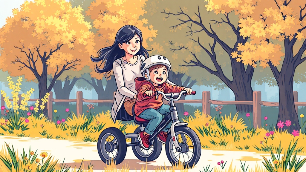 재접근기 아이와 트라이크 (illustration 스타일)