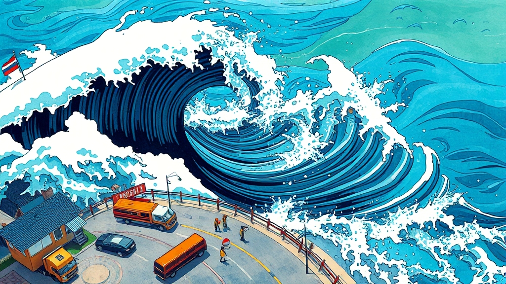 지진 규모 국제 분석 (cartoon 스타일)